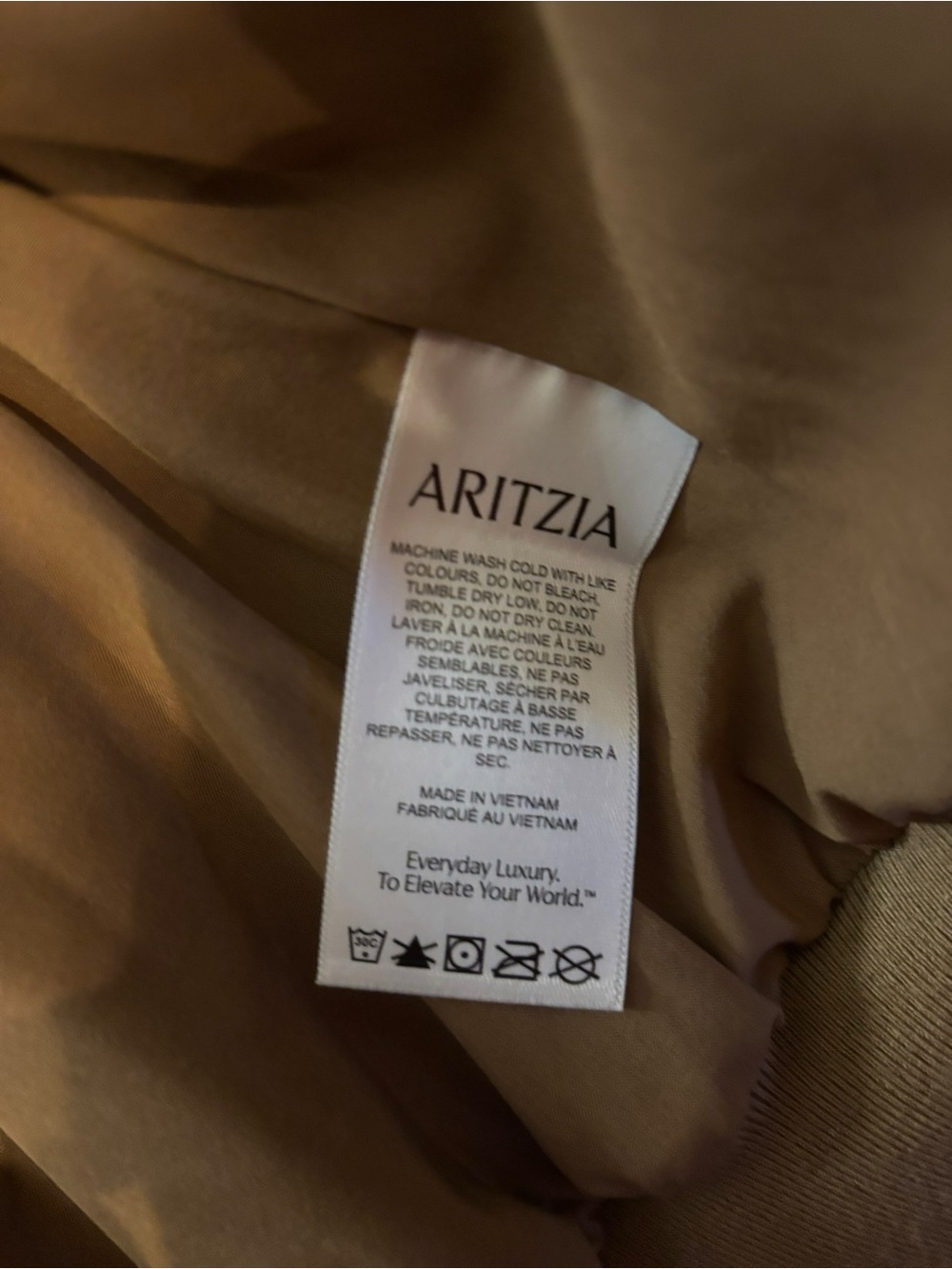 Aritzia Brown Sherpa Zip-Up Jacket - Picture 6 of 6